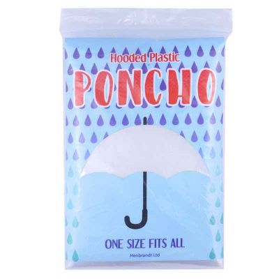 Clear Plastic Emergency Poncho