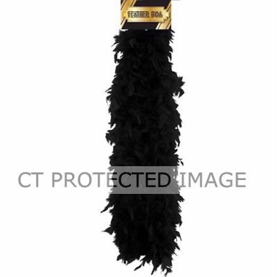 150cm Black Feather Boa