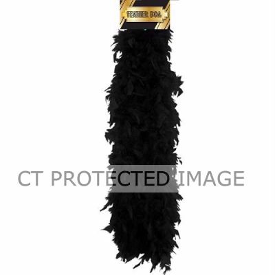 150cm Black Feather Boa