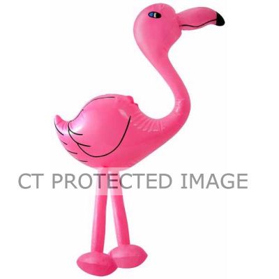 64cm Pink Inflatable Flamingo