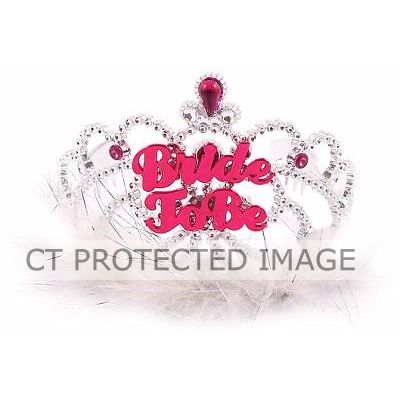 Bride To Be Tiara With Fur