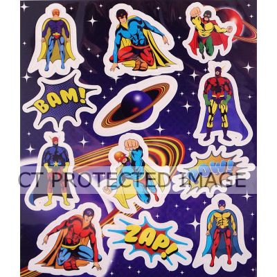 Super Hero Stickers  120s