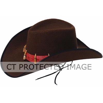 Adult Cowboy W/teeth Hat
