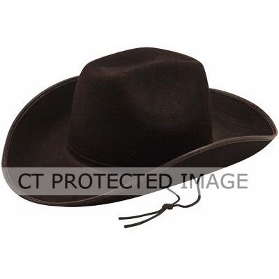 Adult Black Cowboy Hat