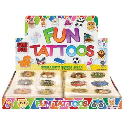  Mini Jungle Tattoos   (pack quantity 6) X96