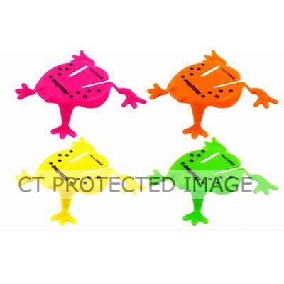 5.5cm 4assorted Colours Jumping Frogs  132s