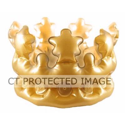 33.5cm Adult Inflatable Gold Crown