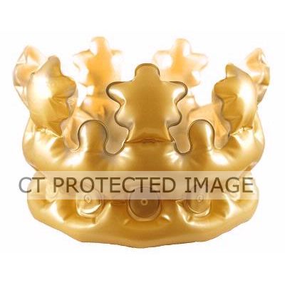 30cm Child Inflatable Gold Crown