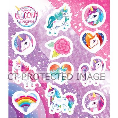  Unicorn Stickers   (pack quantity 12) X120