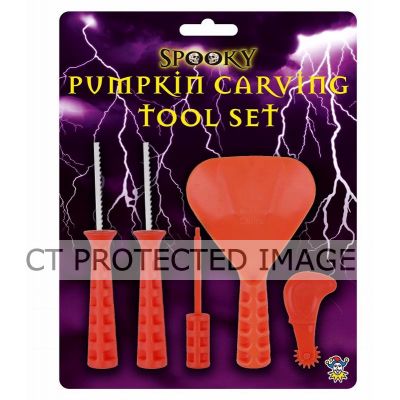 5pc Pumpkin Carving Tool Set