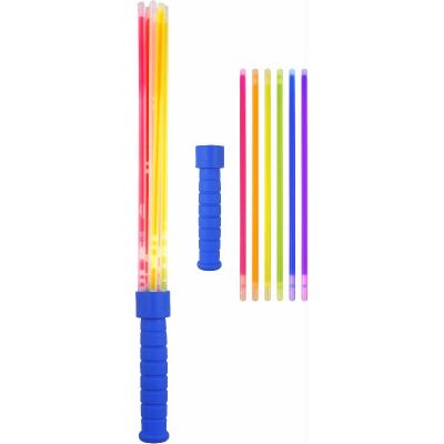 7pc Assorted Colours Glow Stick Wand