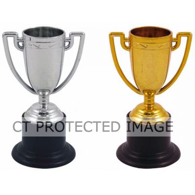 10cm Assorted Gold / Silver Trophy  12s