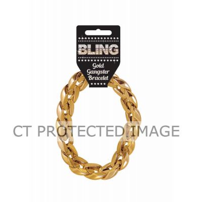 31cm Gold Gangster Bracelet