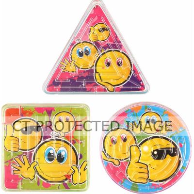 3assorted Smiley Puzzle Maze 96s