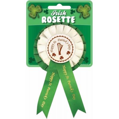 St Patricks Day Rosette