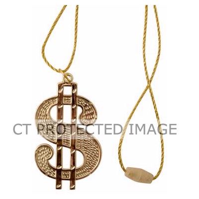 11cm Gold Dollar Necklace