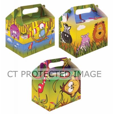 3assorted Jungle Lunch Box  12s