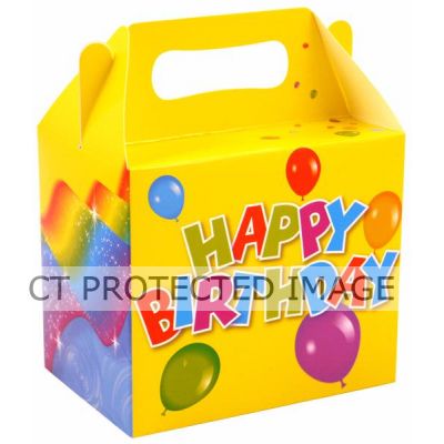 Happy Birthday Lunch Box  12s