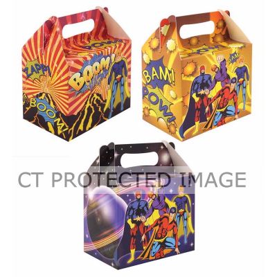 3assorted Superheroes Lunch Box  12s