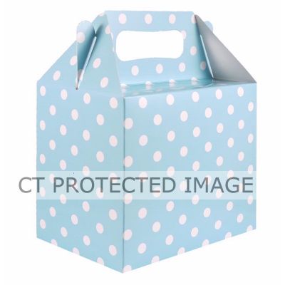 Baby Blue Dots Lunch Box  24s