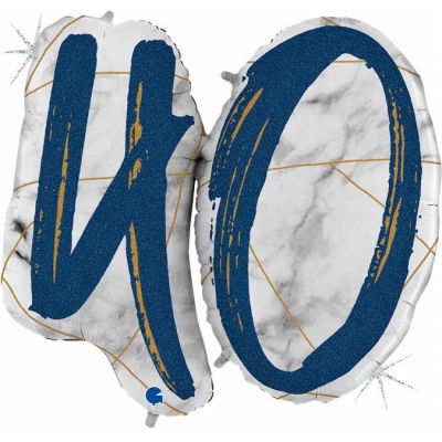 40 Inch Marble Mate Numbers 40 Blue Foil
