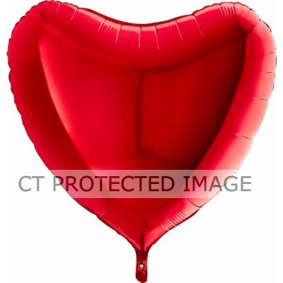 36 Inch Red Heart Foil Balloon