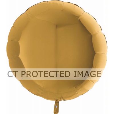 36 Inch Gold Round Foil Balloon
