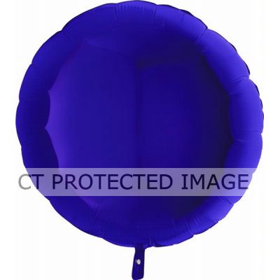 36 Inch Round Blue Capri Foil Balloon