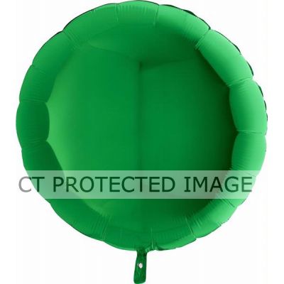 36 Inch Green Round Foil Balloon