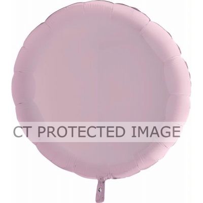 36 Inch Pastel Pink Round Foil Balloon