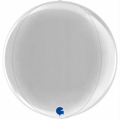 15 Inch Silver Metallic Globe