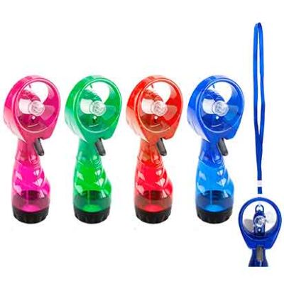 4assorted Colours Mist Spray Fan