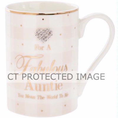 Mad Dots Fab Auntie Mug