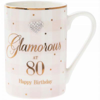 Mad Dots 80th Birthday Mug