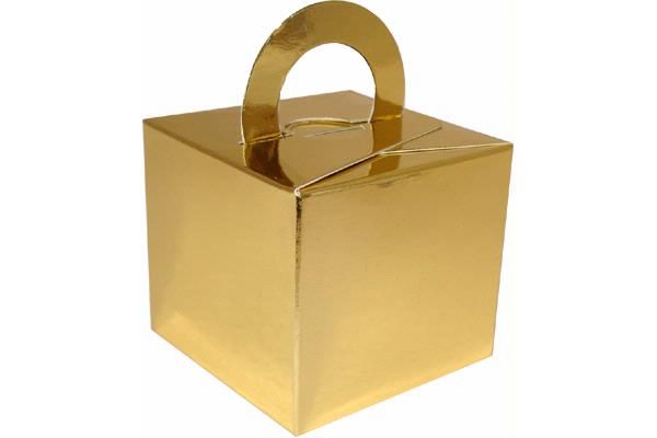 Gold Metallic Balloon Weight Box 10s