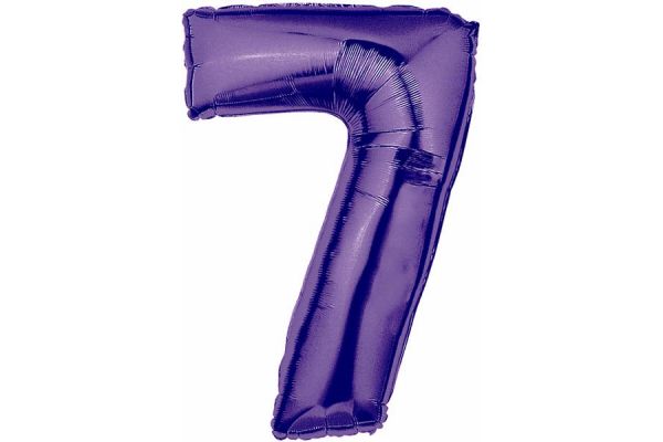 Megaloon 40 Inch Purple Number 7 | Wholesale party products, wholesale
