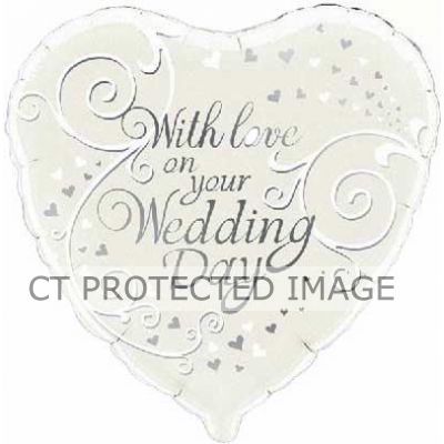 18 Inch On Your Wedding Day Foil