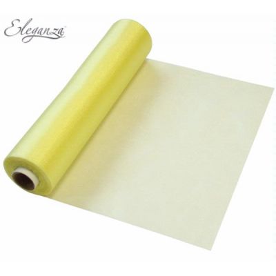 Organza 29cmx25m Pale Yellow Number 10