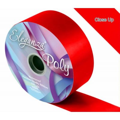 2 Inch Poly Ribbon Radiant Red (no. 16)