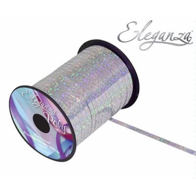 Curling Ribbon Holographic Silver