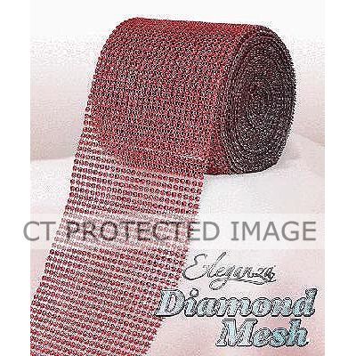 12cmx9m Red Diamond Mesh