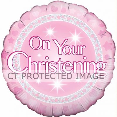 18 Inch Christening Girl Foil