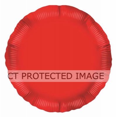 18 Inch Red Round Foil Balloon