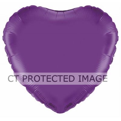 18 Inch Purple Heart Foil Balloon