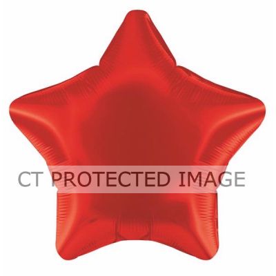 19 Inch Red Star Foil Balloon