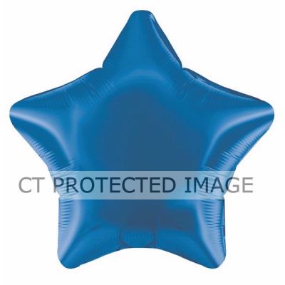 19 Inch Blue Star Foil Balloon