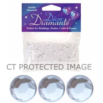 6mm Clear Diamante Diamonds