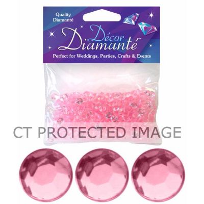 6mm Pearl Pink Diamante Diamonds