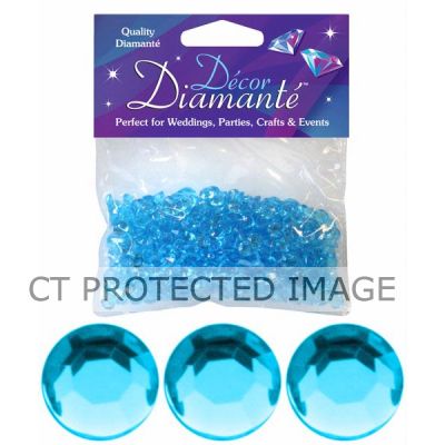 6mm Pearl Blue Diamante Diamonds