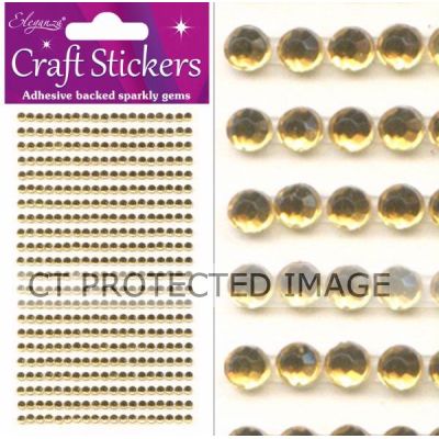  3mm Gold Gems (pack quantity 418) 